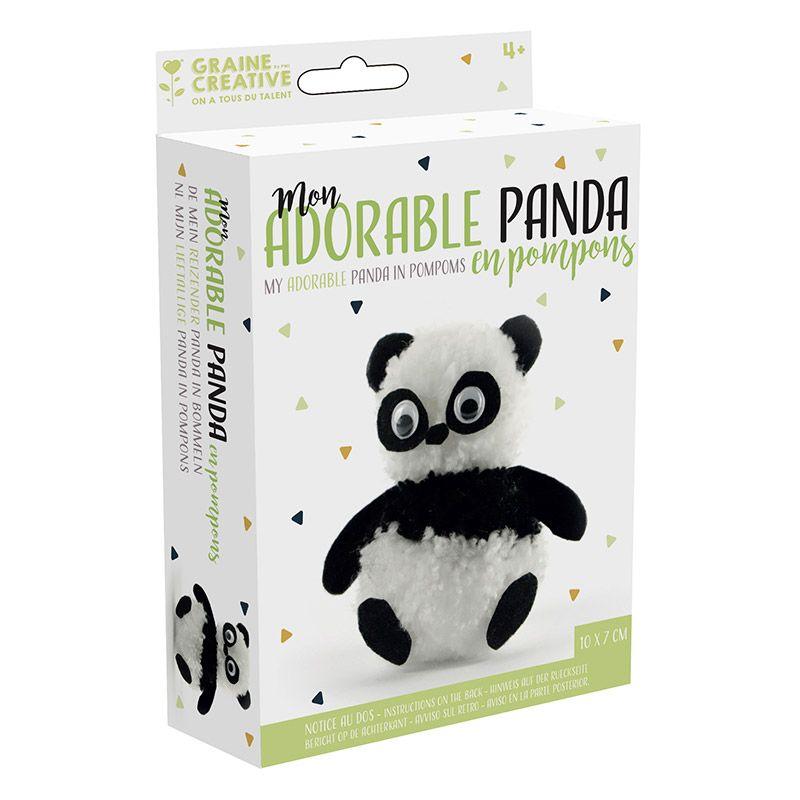 Kit pompom - panda