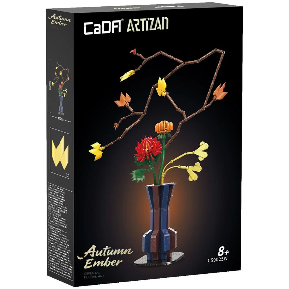 CaDA Artizan - Autumn Ember oriental floral art