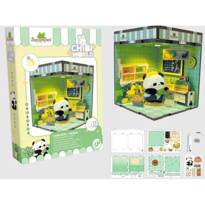 Sycomore - chibibox panda vert