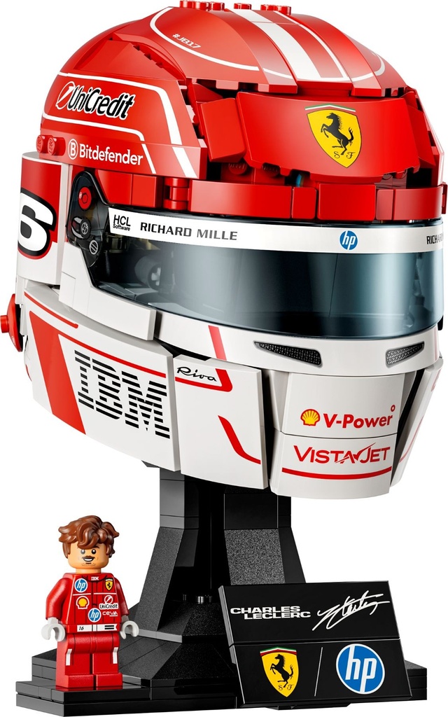 LEGO F1 - Casque de Charles Leclerc
