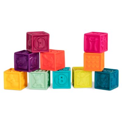 10 blocs à empiler acidulés