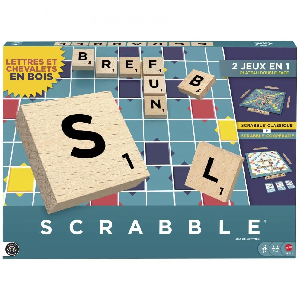 scrabble original bois