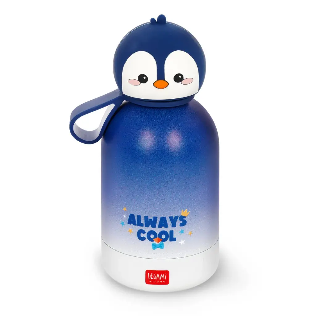 [legami-kssb0007] Gourde Thermique pour Enfant - Pingouin - Hot&Cold BFF 