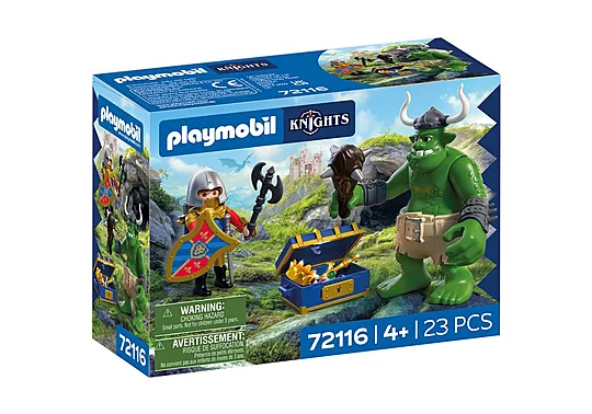  Playmobil 72116 - Troll et trésor chevaliers du Lion