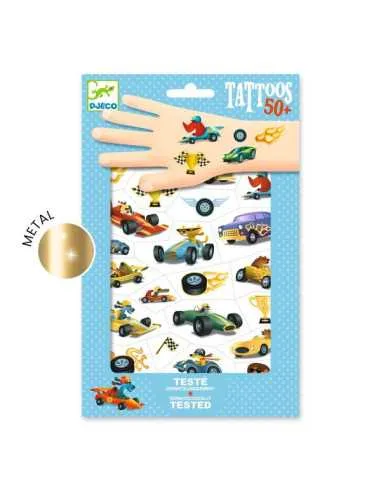 [Djeco-dj09916] TATOUAGES - Bolides