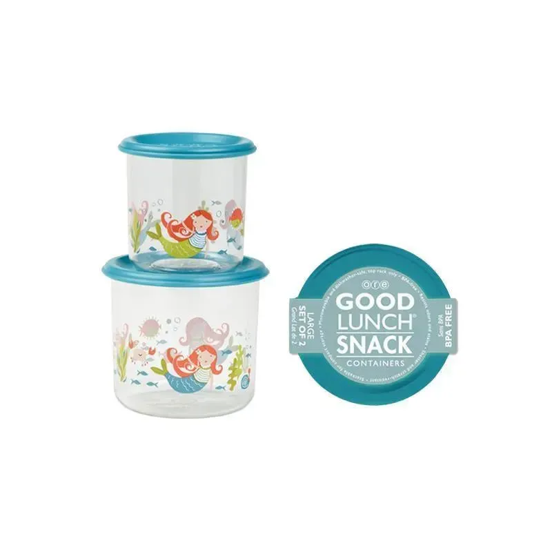 [manchild-SBA1260] Good lunch snack - set de 2 boites a snack sirènes