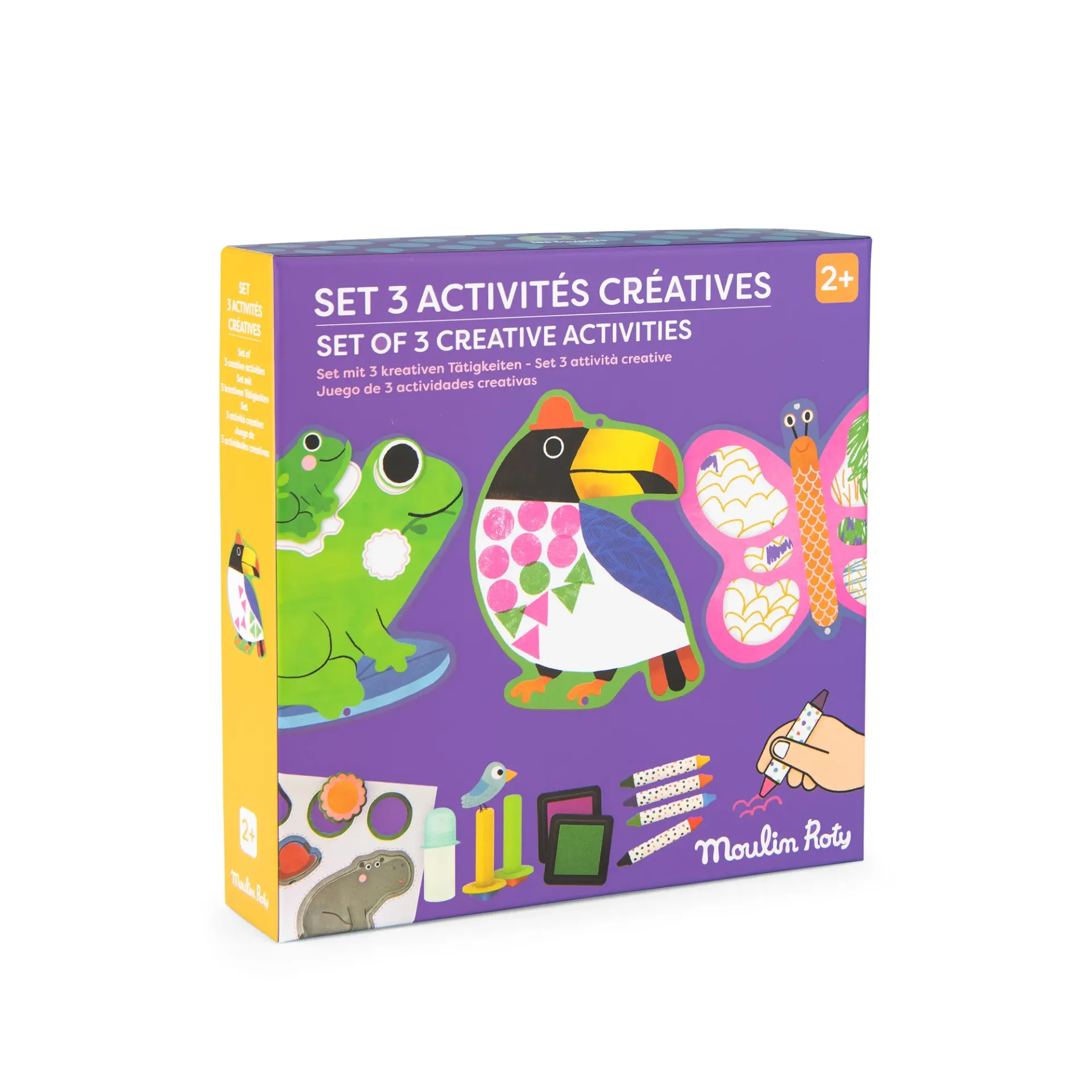 Set 3 activités créatives Les Toupitis