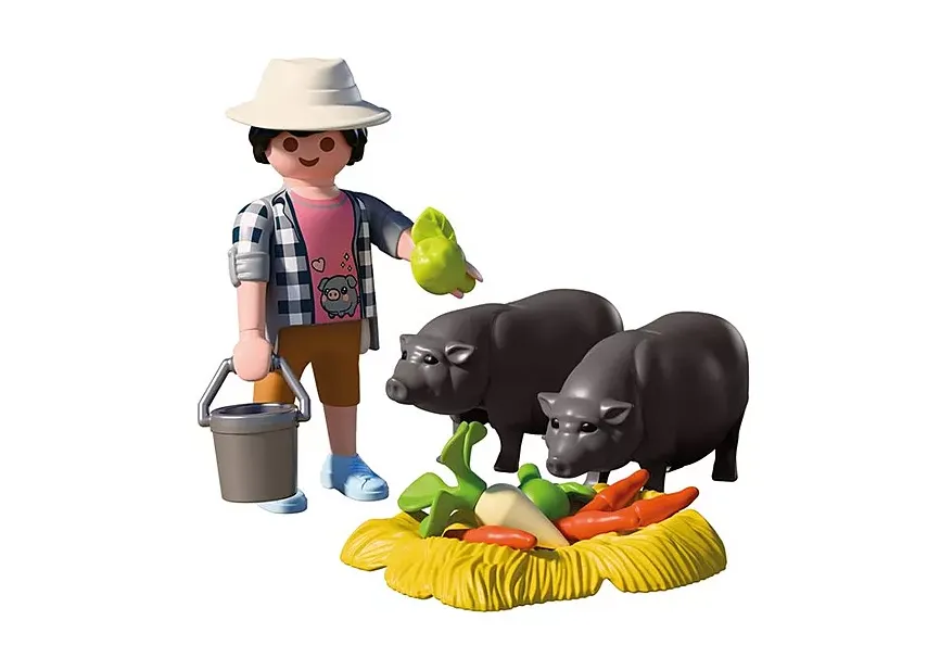 [Playmobil-72171] Agriculteur avec cochons