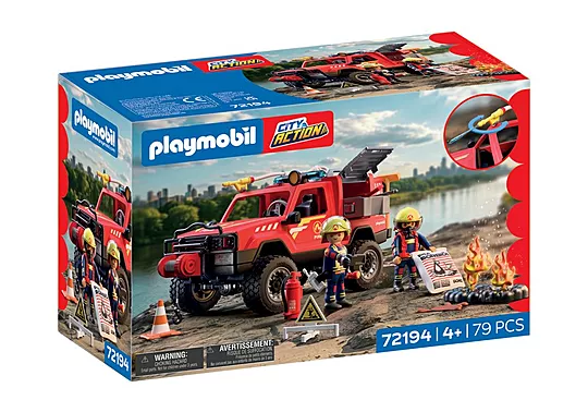 72194-Pick-up de pompiers & 2 personnages