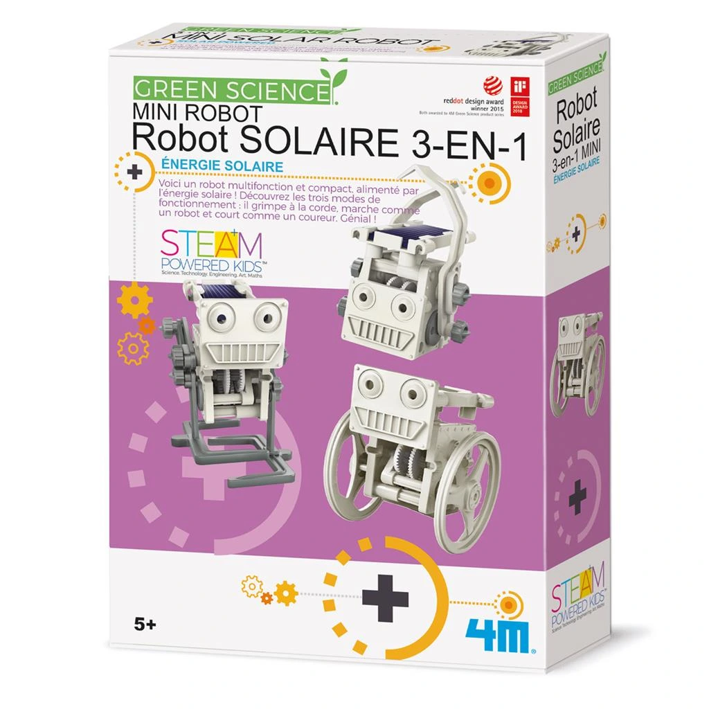 [dam-5663377] 4M - MINI ROBOT SOLAIRE 3-EN-1