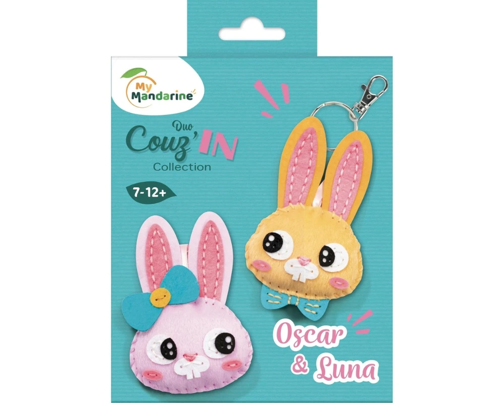 [my mandarine-KC188C] Mini Couz'IN Duo Lapin