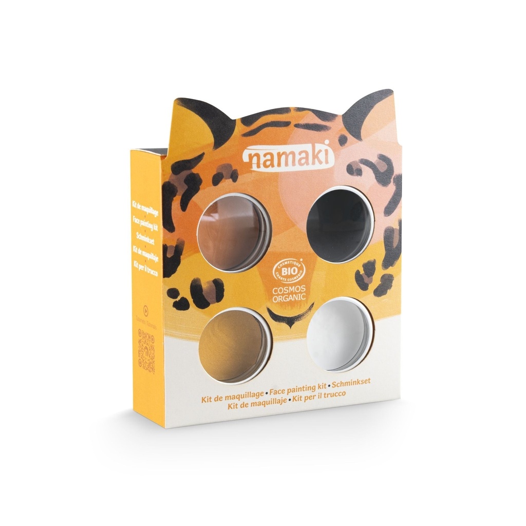 [namaki-na110949] Namaki kit de maquillage 4 couleurs - tigre