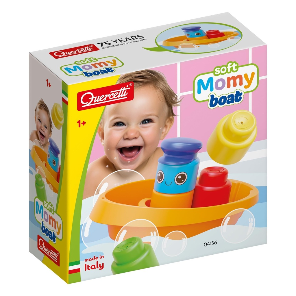 [trousselier-04156] Quercetti -  MOMY Soft Boat 6 Puzzle