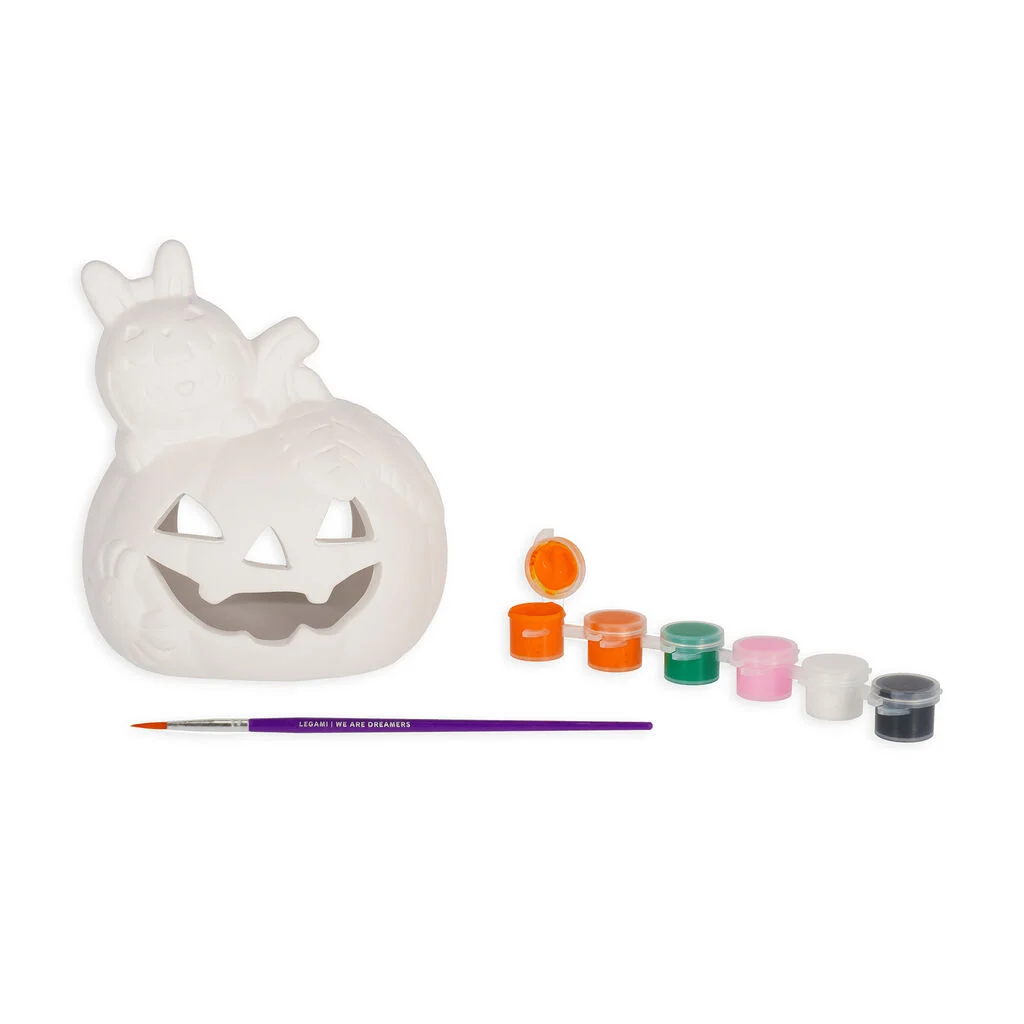 [legami-PSE0002] Kit Décoration Bougeoir d'Halloween - Paint Your Halloween