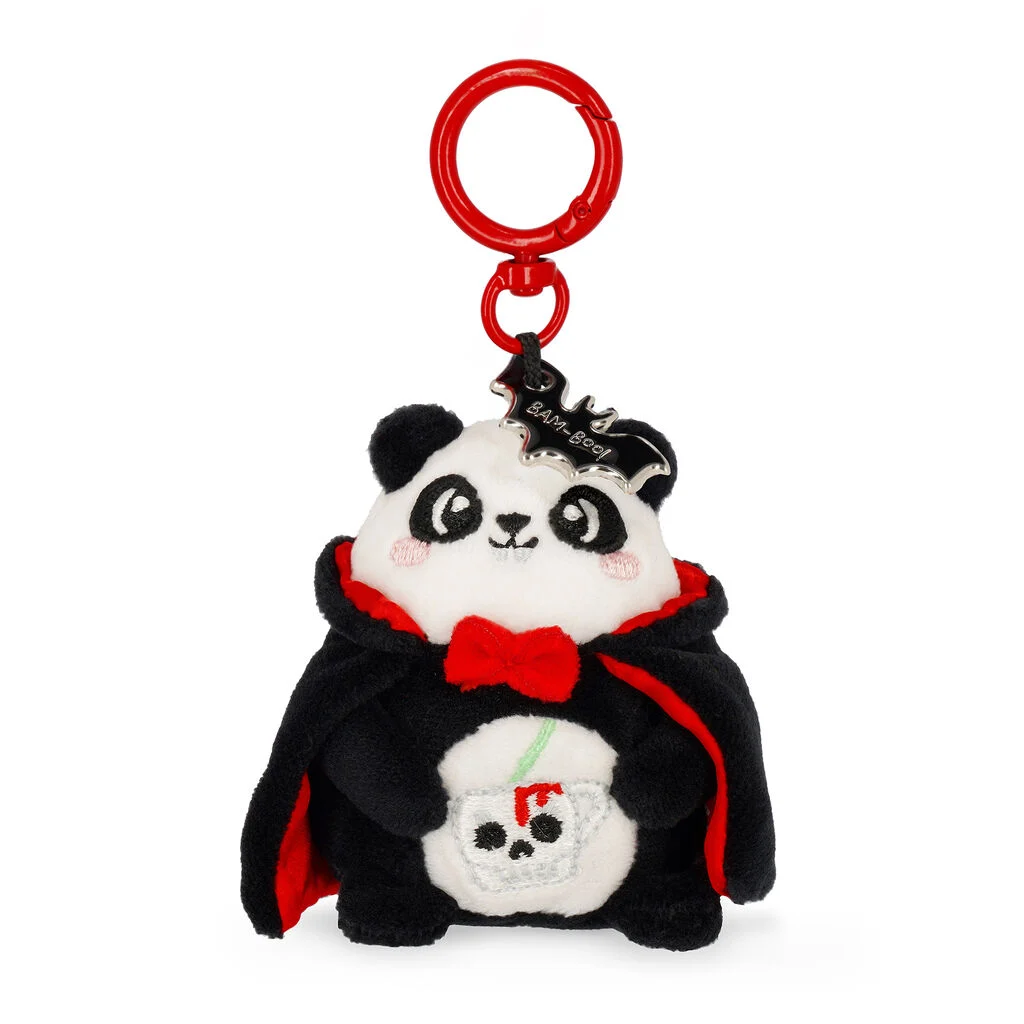 [legami-SPK0021] Porte-clés en Peluche panda « Bam-Boo! » Halloween - Tiny Super Soft!