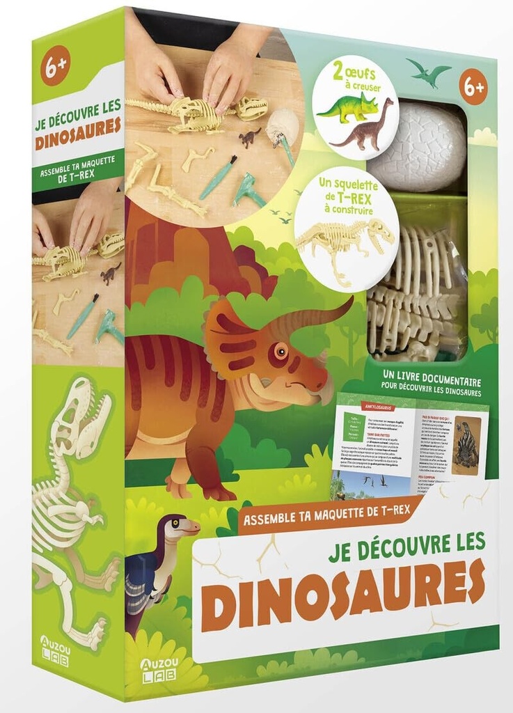 [Auzou-9791039562102] Auzou Lab - Je découvre les Dinosaures