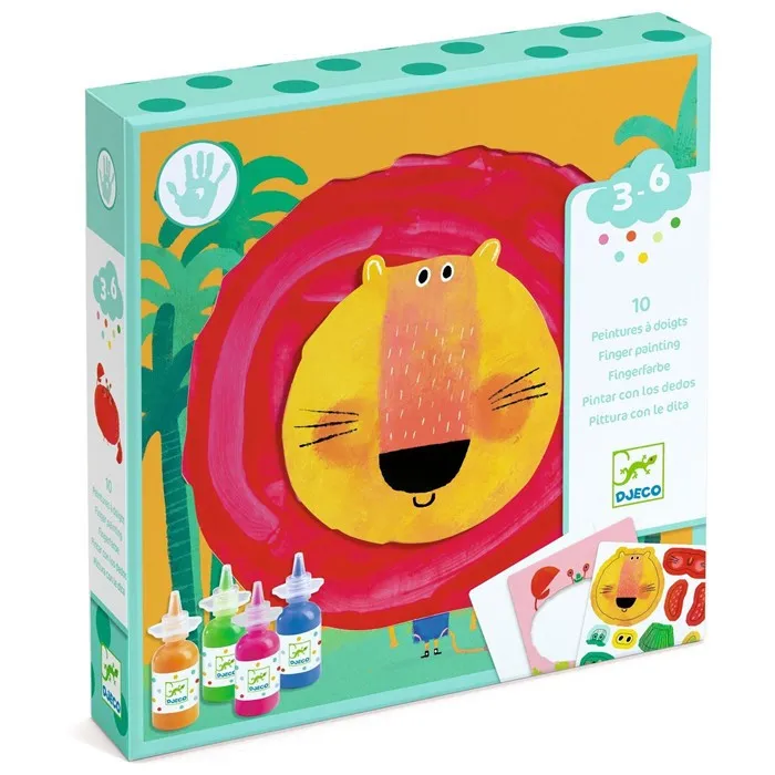 Peinture à doigt - animaux foufous