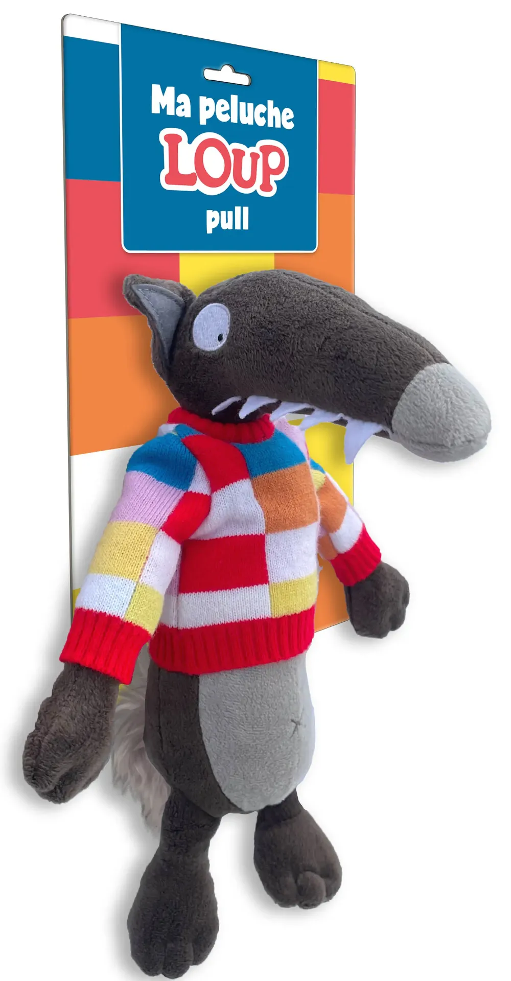 [auzou-LI240042-1] Ma peluche loup pull