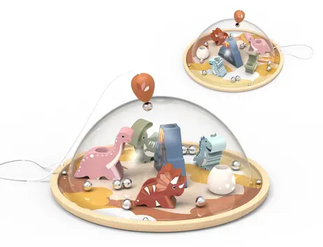 Speedy Monkey - Bulle en plexiglass  dinosaures
