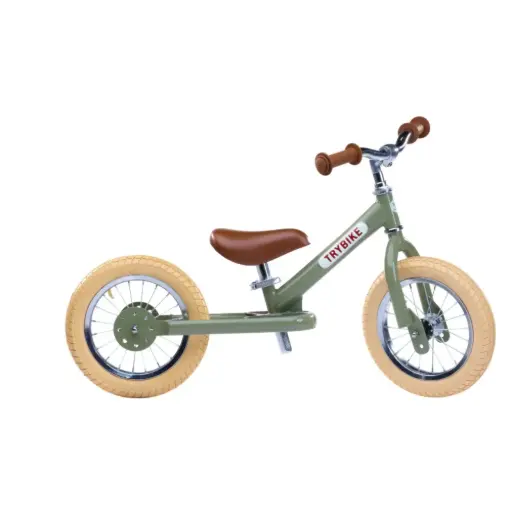 [manchild-tbs2grnvin] Draisienne trybike métal vintage - vert