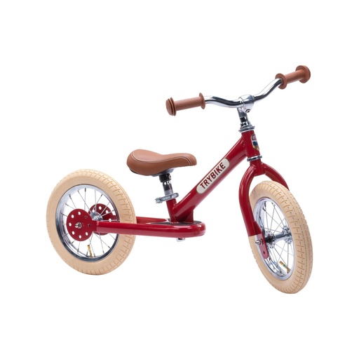 [manchild-tbs2redvin] Draisienne trybike metal vintage rouge