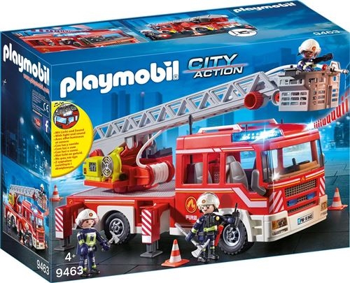 [Playmobil-9463] Camion de pompier avec echelle pivotante