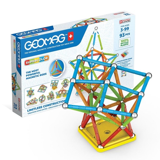 [JPM TOYS-Gm385] Geomag super color 93 pieces