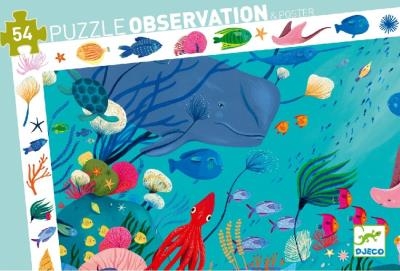 [Djeco-DJ07562] Npc Puzzle observation 54 pcs - aquatique