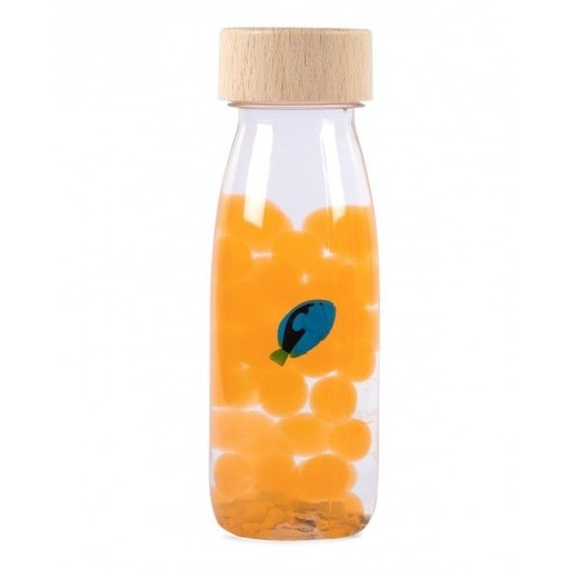 [Coolkidz-Pbsbluetang] Bouteille sensorielle petit boum - blue tang
