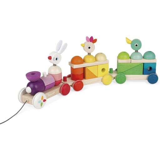 [JURATOYS-j08202] Train géant multicolor zigolos