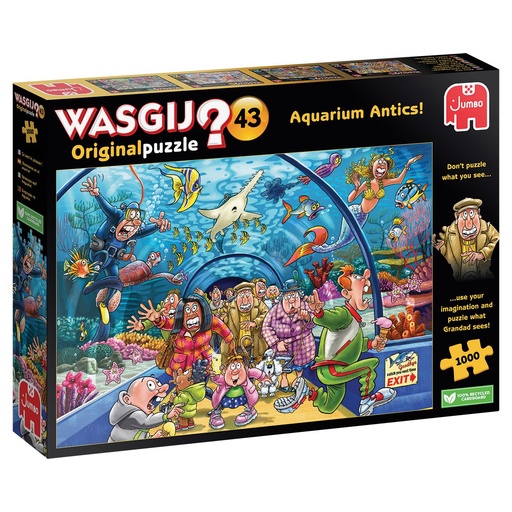 [Jumbodiset-1110100585] Puzzle wasgij #43 1000 pcs- ca sent le poisson !