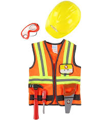 [Great Pretenders-81505] deguisement ouvrier de la construction avec accessoires