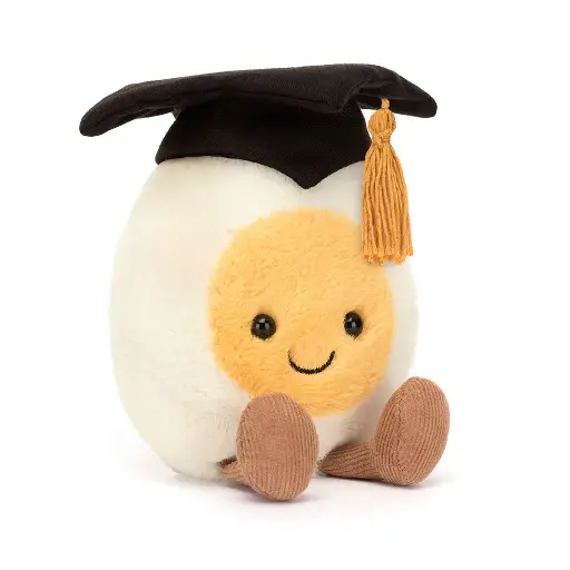 [Jellycat-A6begr] Amuseable - Boiled Egg Graduation