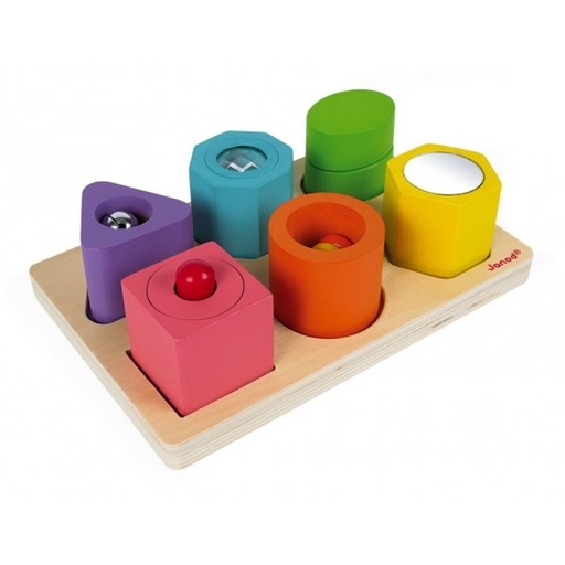 [JURATOYS-jo5332] puzzle 6 cubes sensoriels i wood
