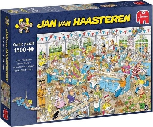 [Jumbodiset-1110100636] Puzzle JVH 1500 pièces - Le tournoi des confiseurs
