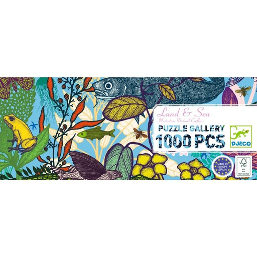 [DJECO-DJ07646] Puzzle 1000 pcs land and sea