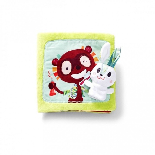 [LILLIPUTIENS-86831] livre tissu - le petit lapin dentiste