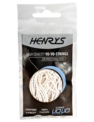 [Megaform-M772260] Paquet de 6 ficelles de rechange Henrys pour yoyo