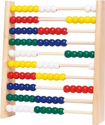 [DAM-86hs240] boulier bois 100 perles 25x8x29cm