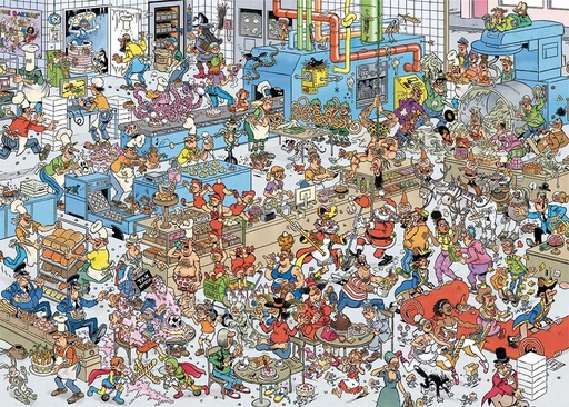 [Jumbodiset-1110100310] Puzzle JVH 1000 pièces - La boulangerie
