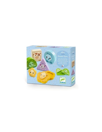 [Djeco-DJ06446] Cache cache magnétique - Kimami Farm