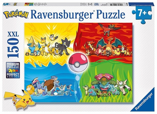 [RAVENSBURGER-100354] Puzzle 150pcs - Pokemon