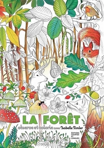 La forêt - livre a colorier