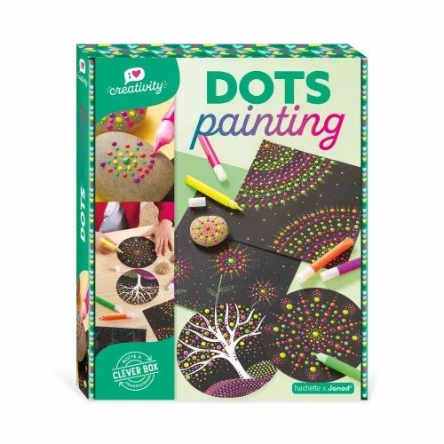 [JURATOYS-J07736] Coffret créatif - Dots painting