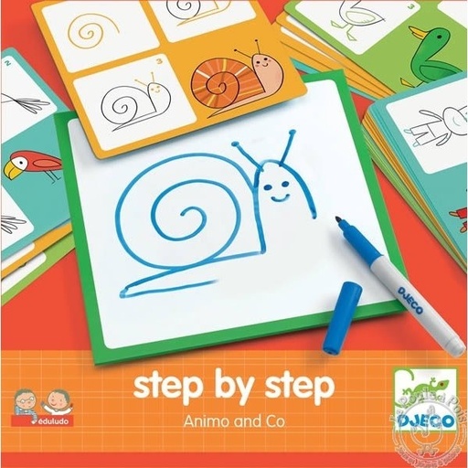 [Djeco-DJ08319] Step by step - Animaux