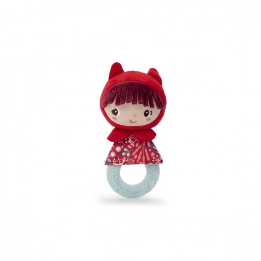 [LILLIPUTIENS-83485] Hochet de dentition - chaperon rouge