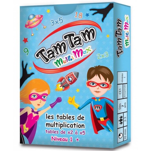 Tam tam multi max bleu tables de multiplication