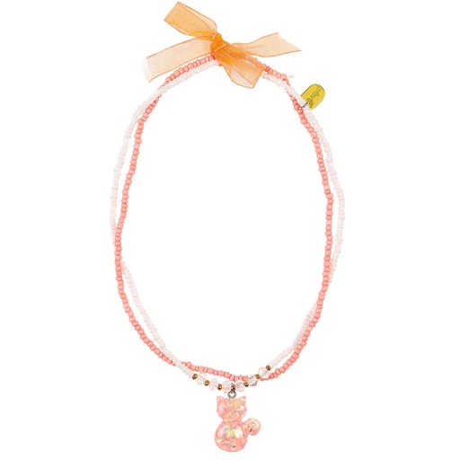 [PHANINE-106568] Collier Corine chat saumon