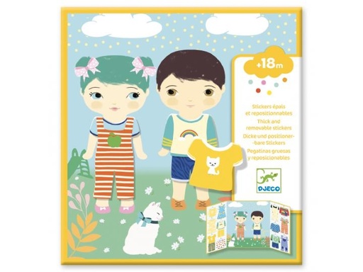 [Djeco-dj09070] Stickers - Les habits