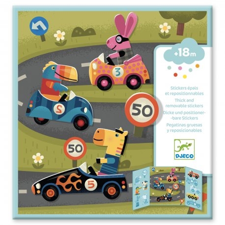 [Djeco-dj09073] Stickers - les voitures